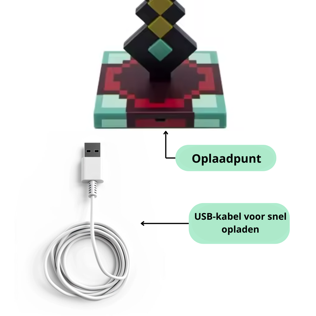 LED-lamp Diamanten Zwaard